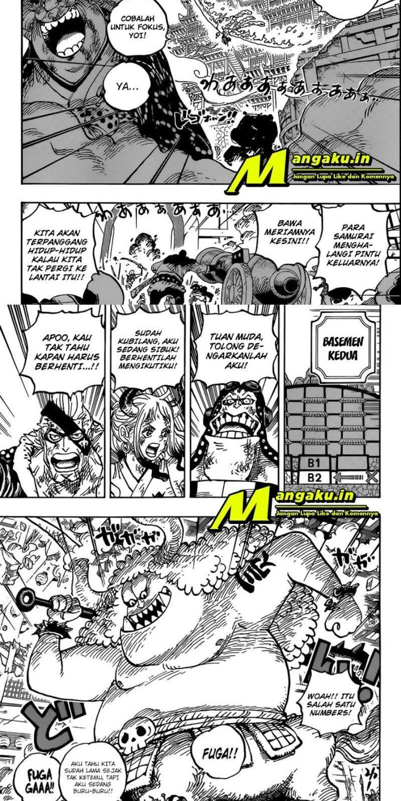 One Piece Chapter 1032 - halaman 2