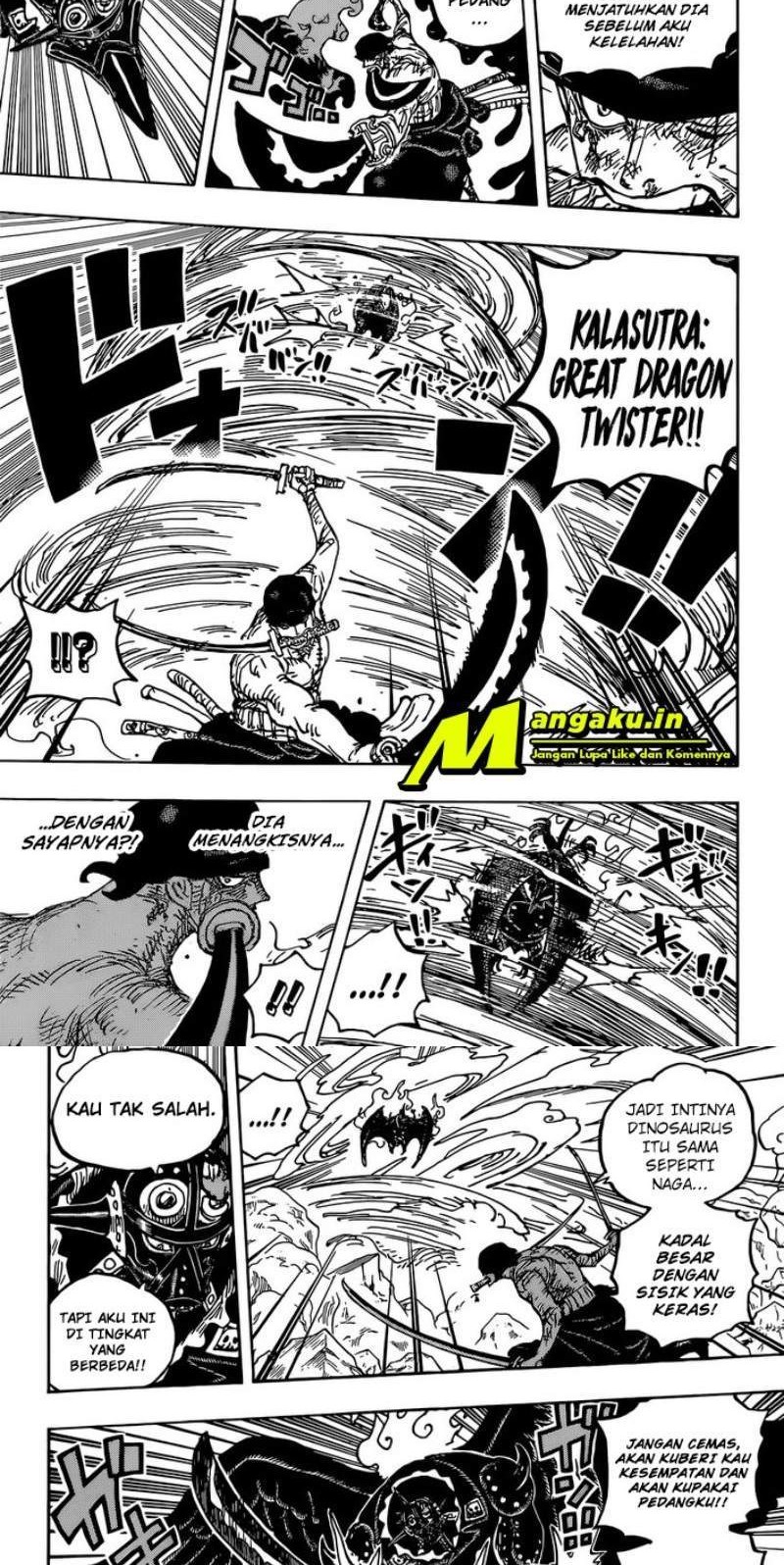 One Piece Chapter 1032 - halaman 8