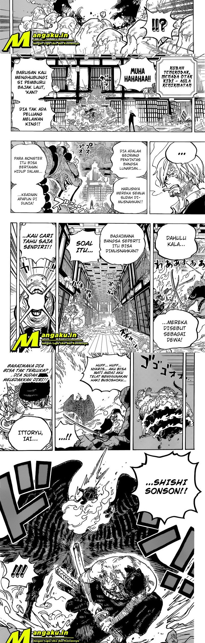 One Piece Chapter 1033 - halaman 3