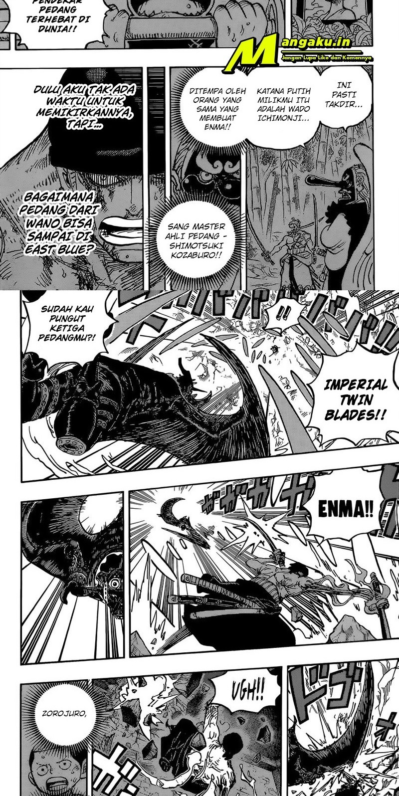 One Piece Chapter 1033 - halaman 6