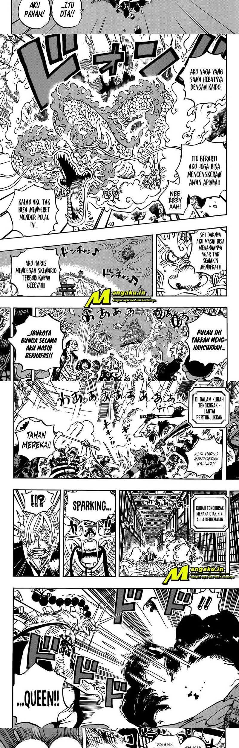 One Piece Chapter 1034 - halaman 3