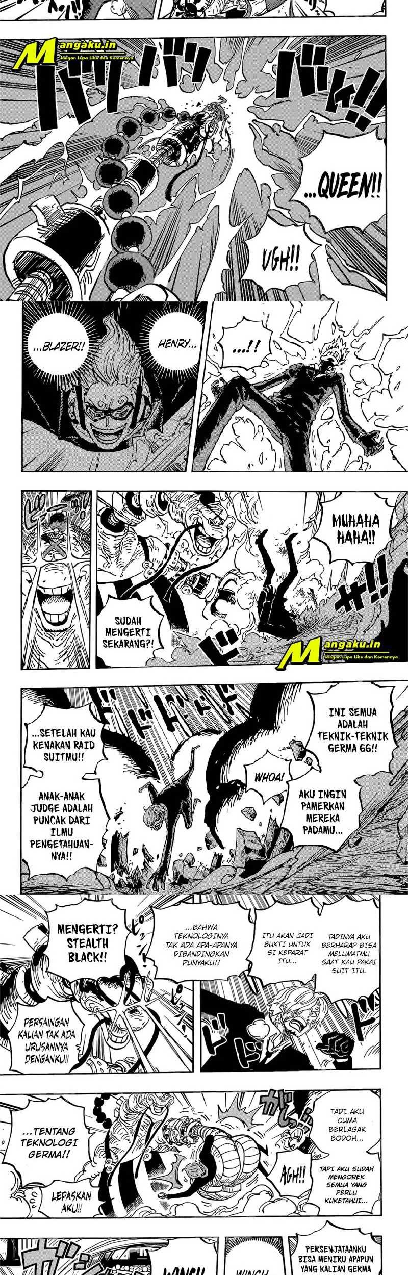One Piece Chapter 1034 - halaman 5