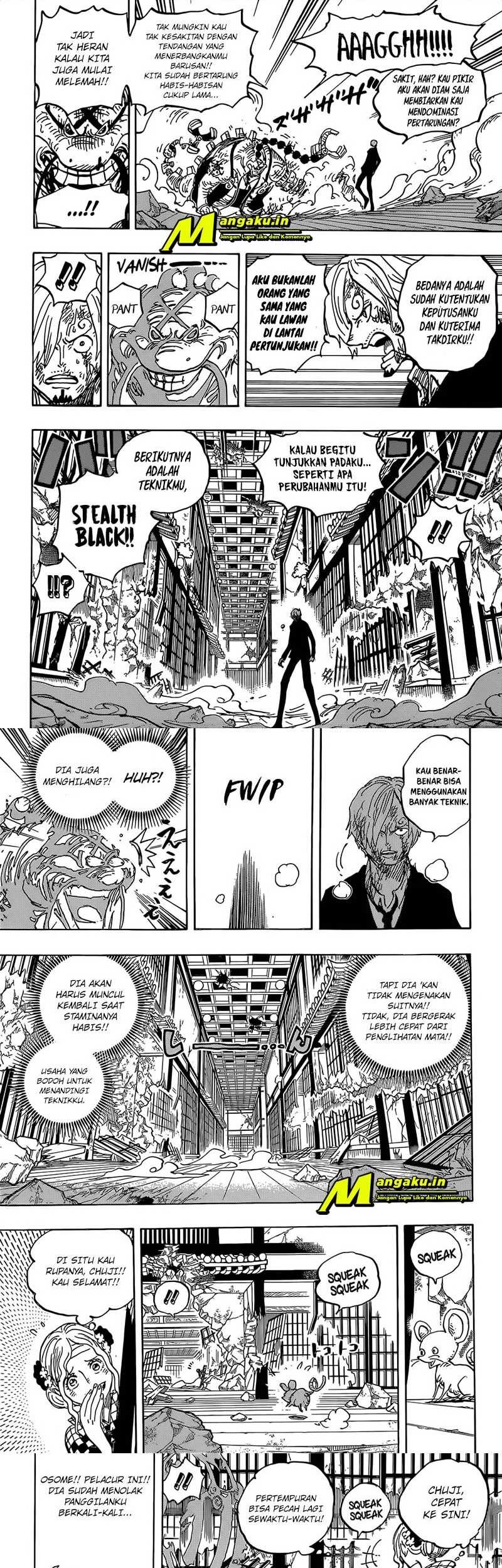 One Piece Chapter 1034 - halaman 8