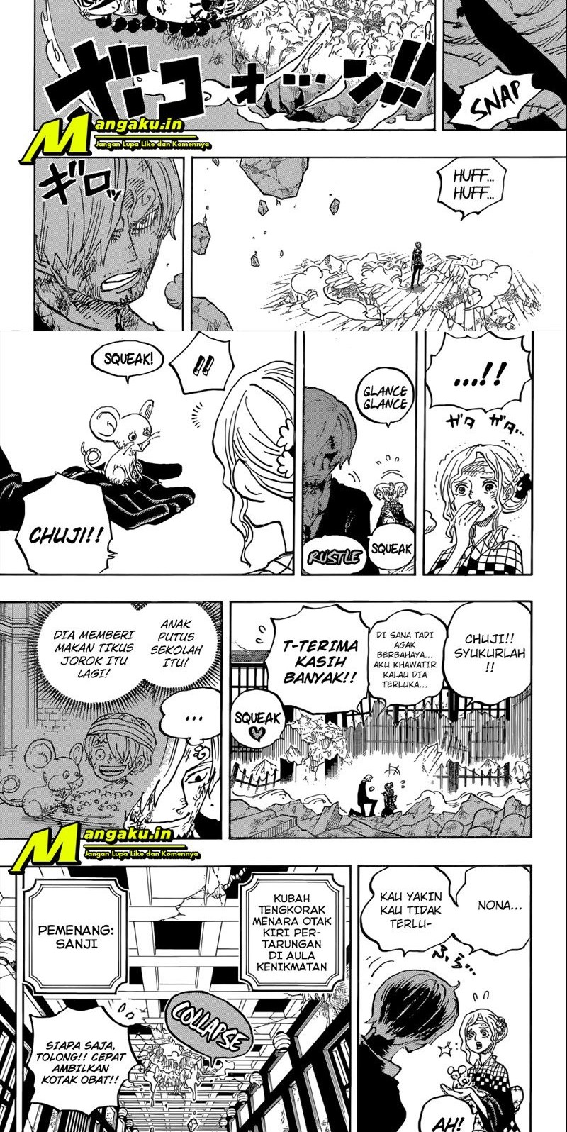 One Piece Chapter 1035 - halaman 2