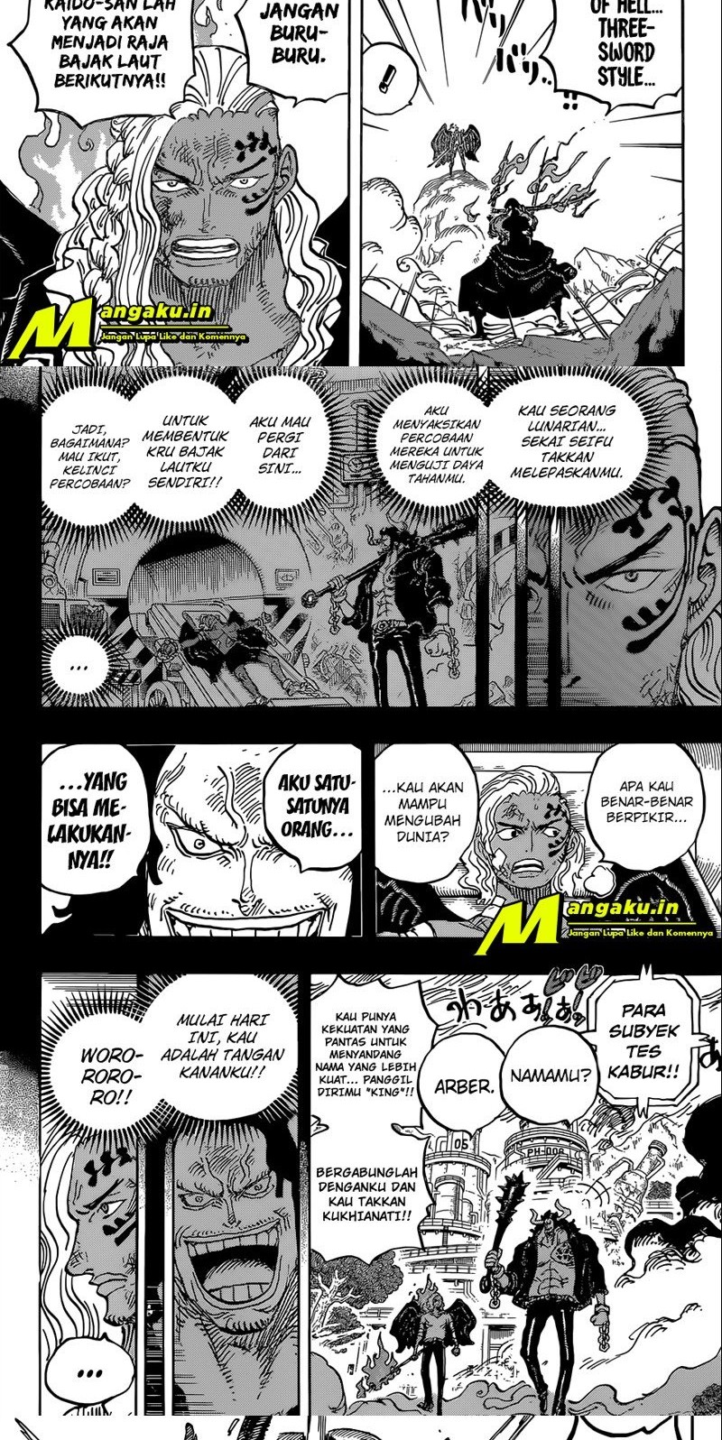One Piece Chapter 1035 - halaman 6
