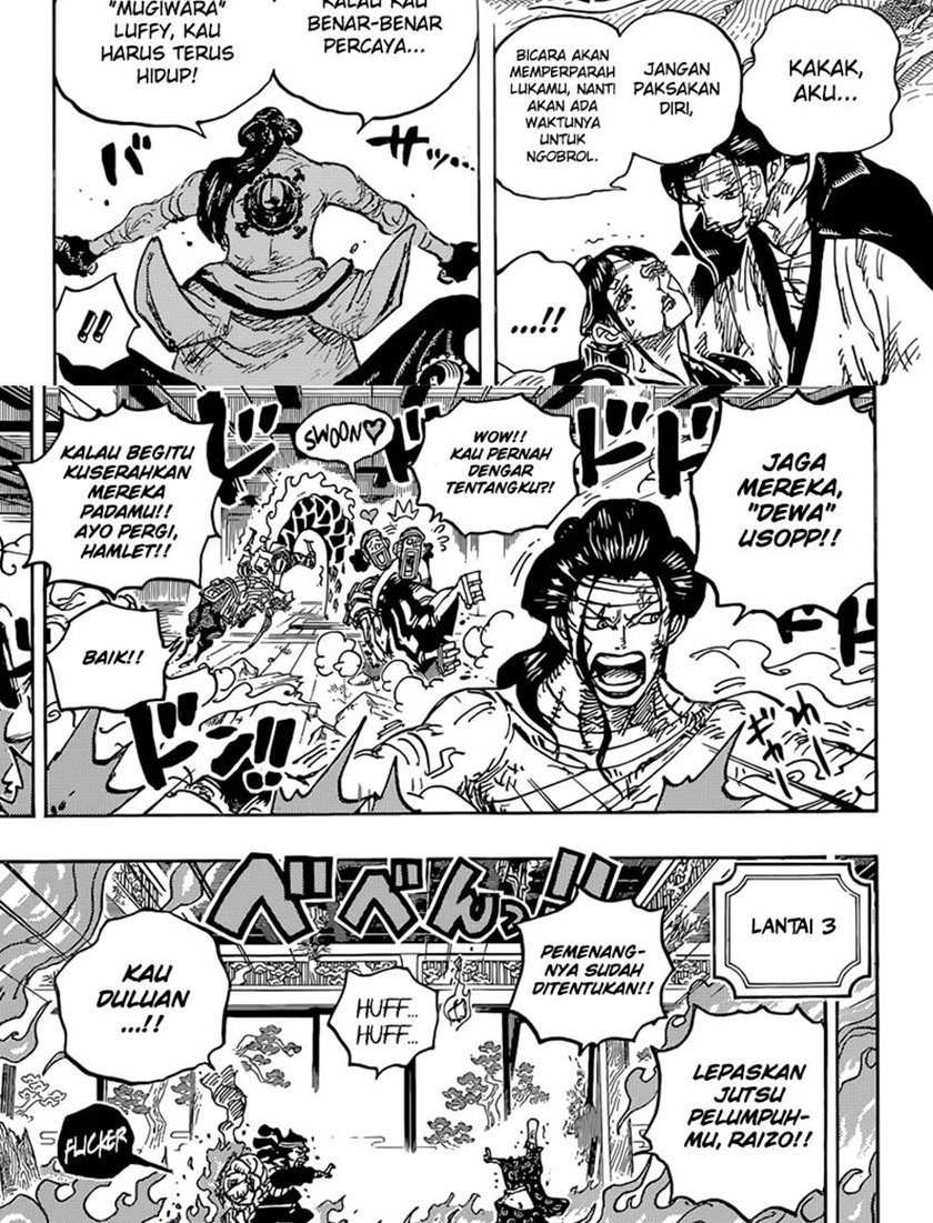 One Piece Chapter 1036 - halaman 14