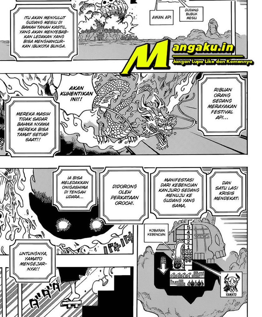 One Piece Chapter 1036 - halaman 9