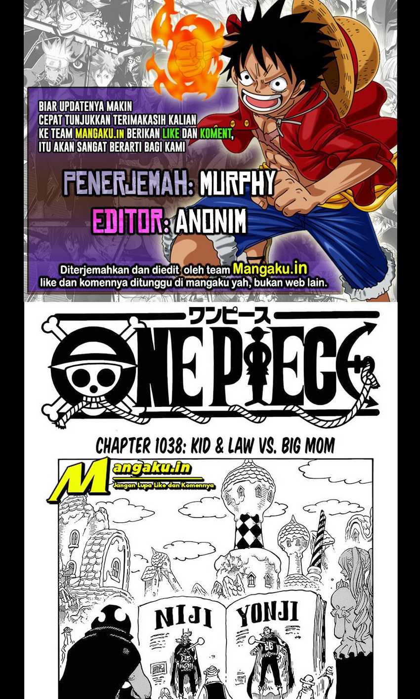 One Piece Chapter 1038 - halaman 1