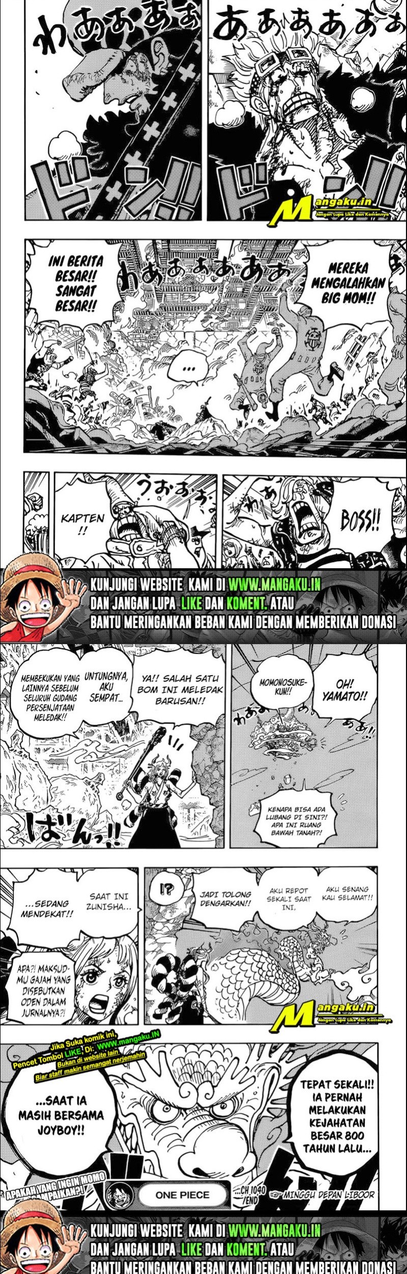 One Piece Chapter 1040 - halaman 9