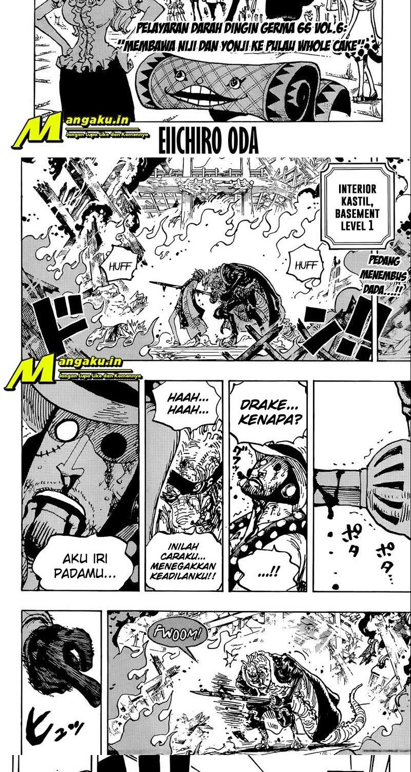 One Piece Chapter 1042 - halaman 2