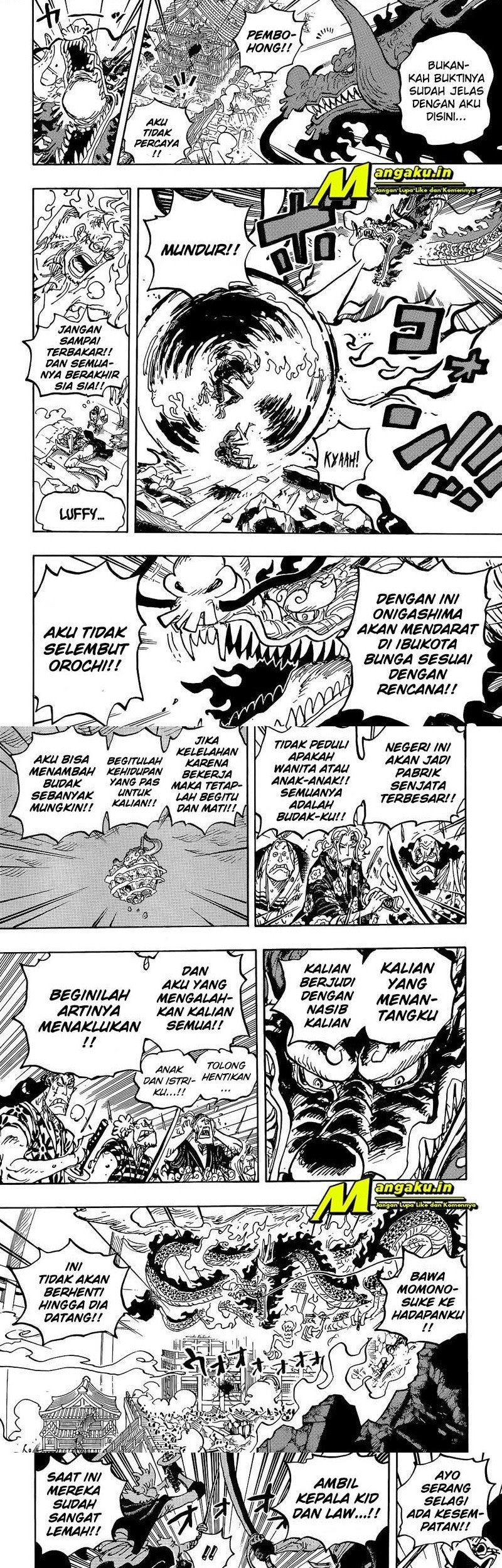 One Piece Chapter 1043 - halaman 6