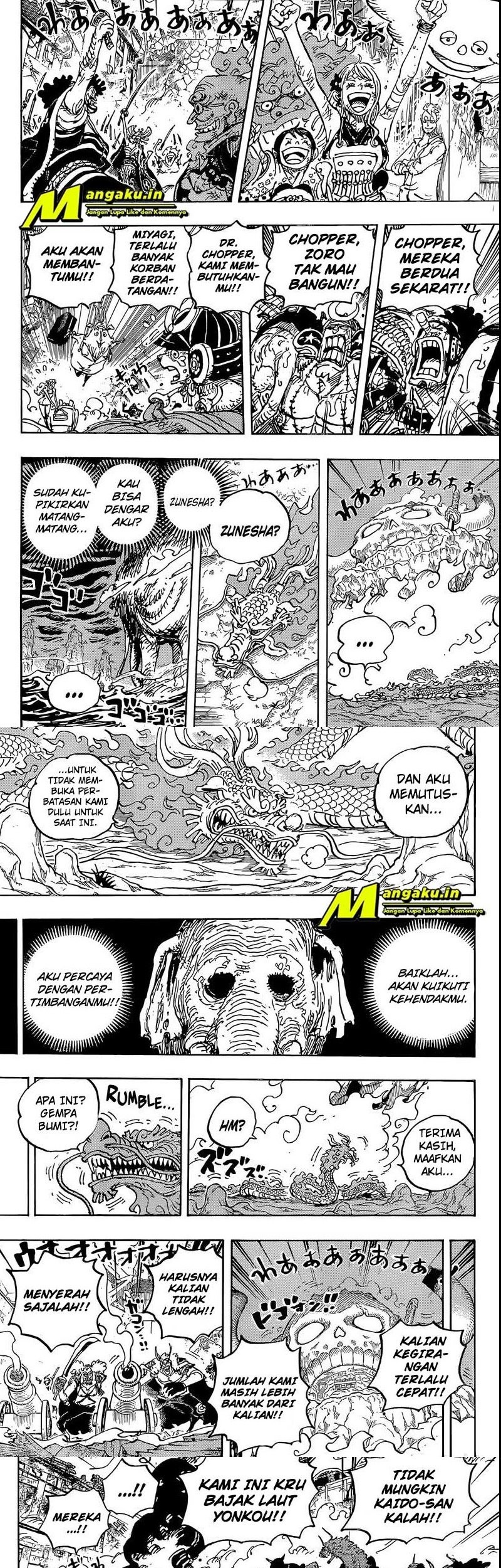 One Piece Chapter 1050 - halaman 5