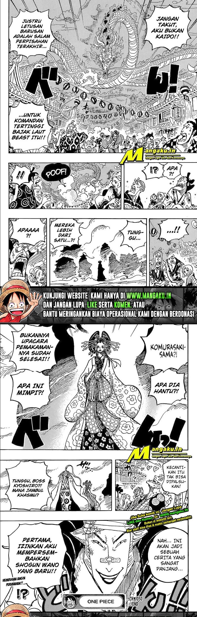One Piece Chapter 1050 - halaman 8