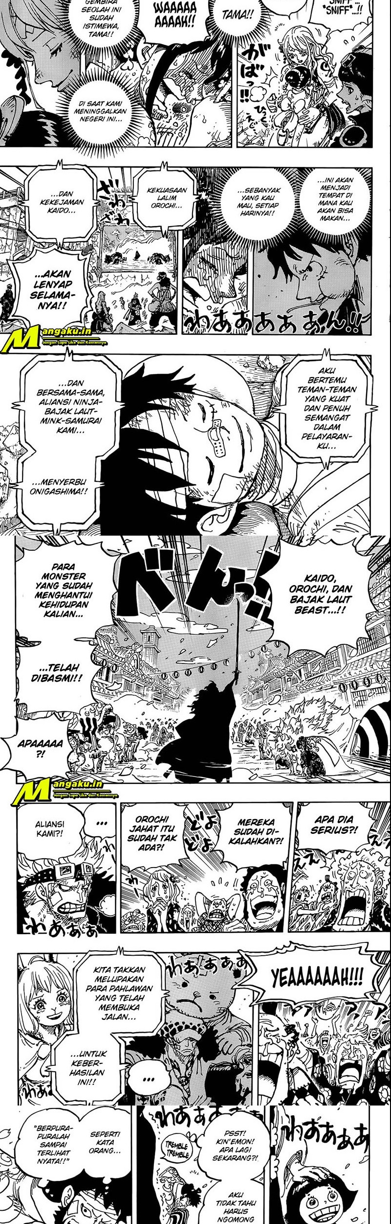 One Piece Chapter 1051 - halaman 6