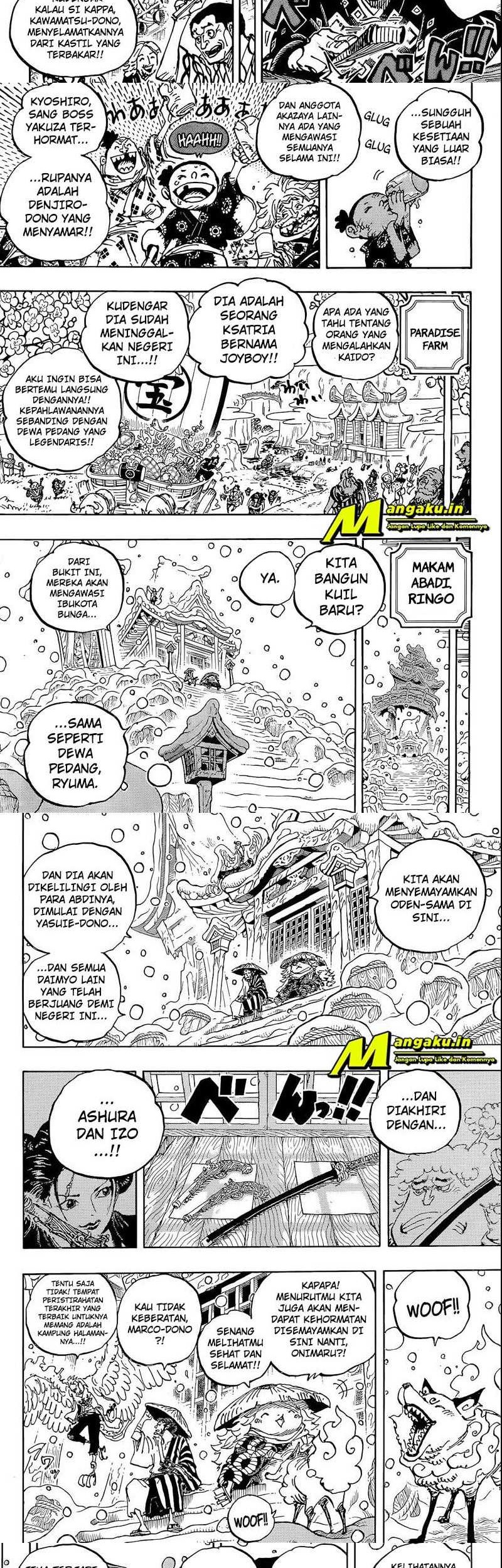 One Piece Chapter 1052 - halaman 4