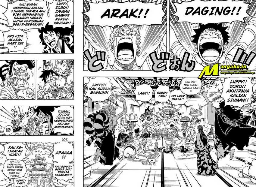 One Piece Chapter 1052 - halaman 6