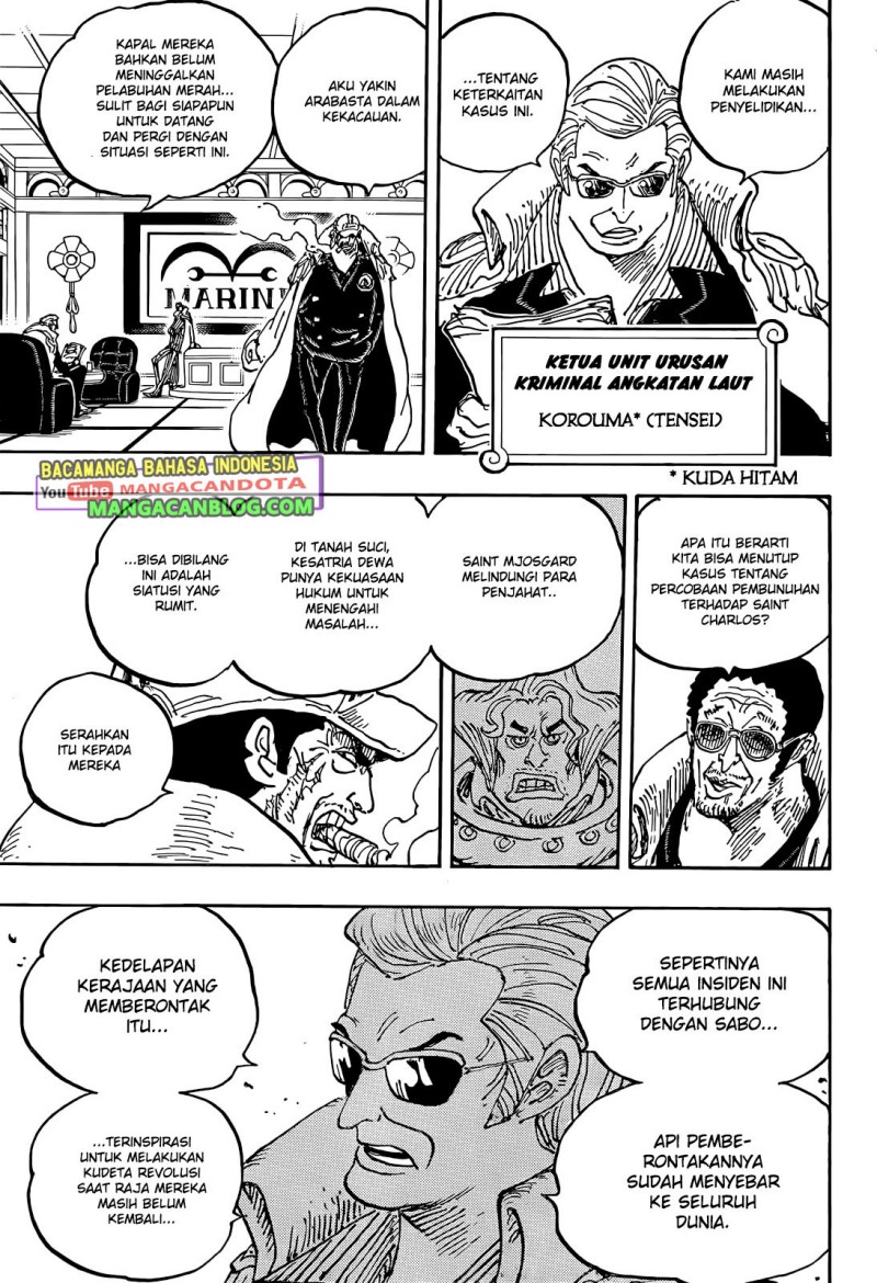 One Piece Chapter 1054 - halaman 15