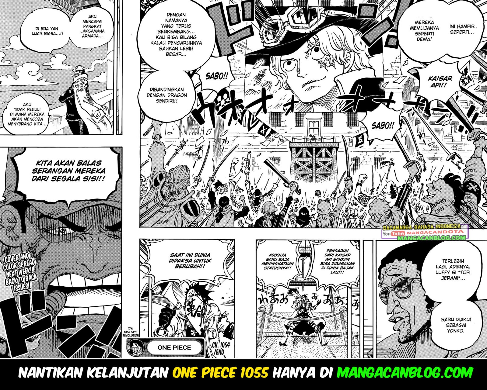 One Piece Chapter 1054 - halaman 16