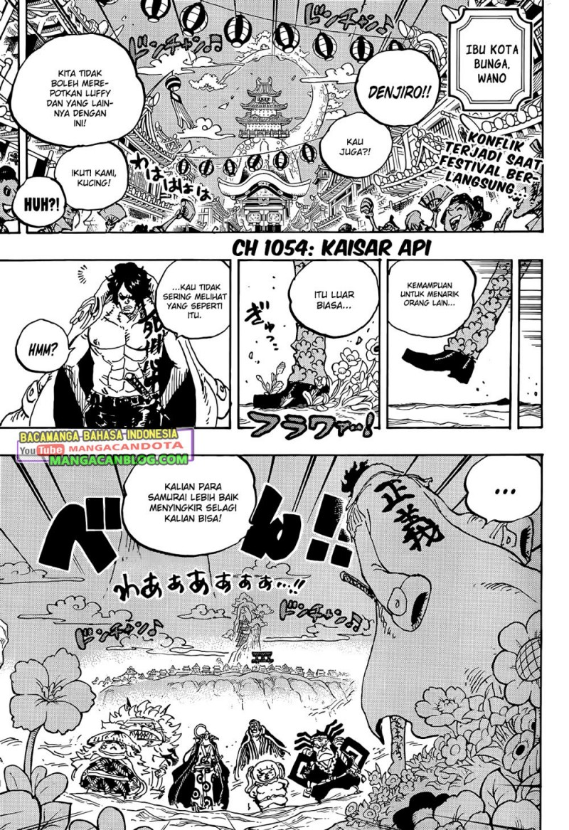 One Piece Chapter 1054 - halaman 3