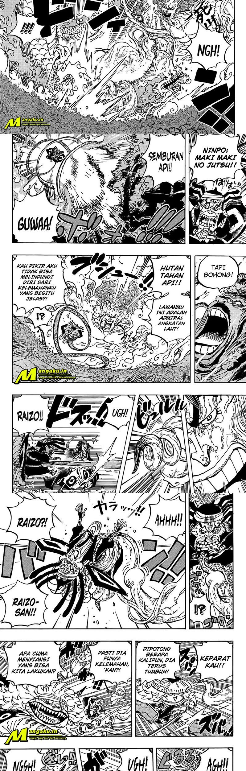 One Piece Chapter 1055 - halaman 3