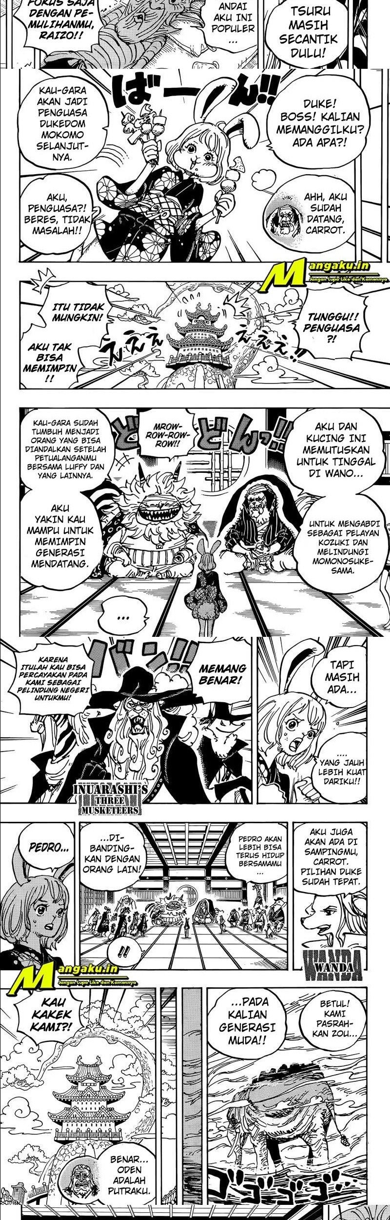 One Piece Chapter 1056 - halaman 3
