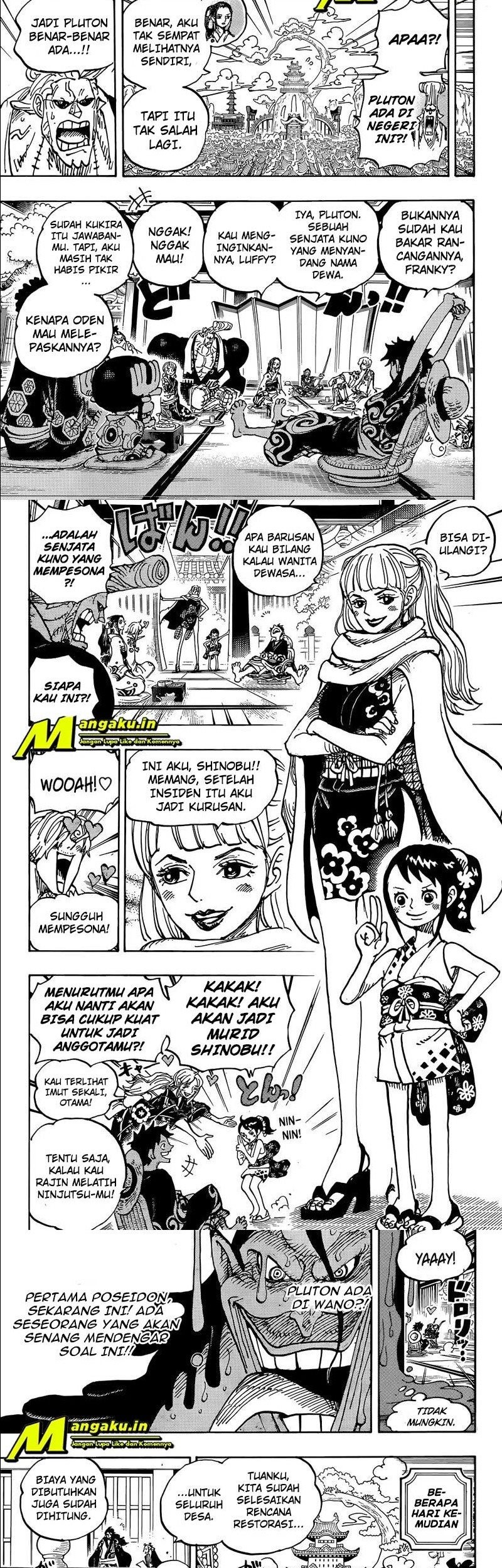 One Piece Chapter 1056 - halaman 5