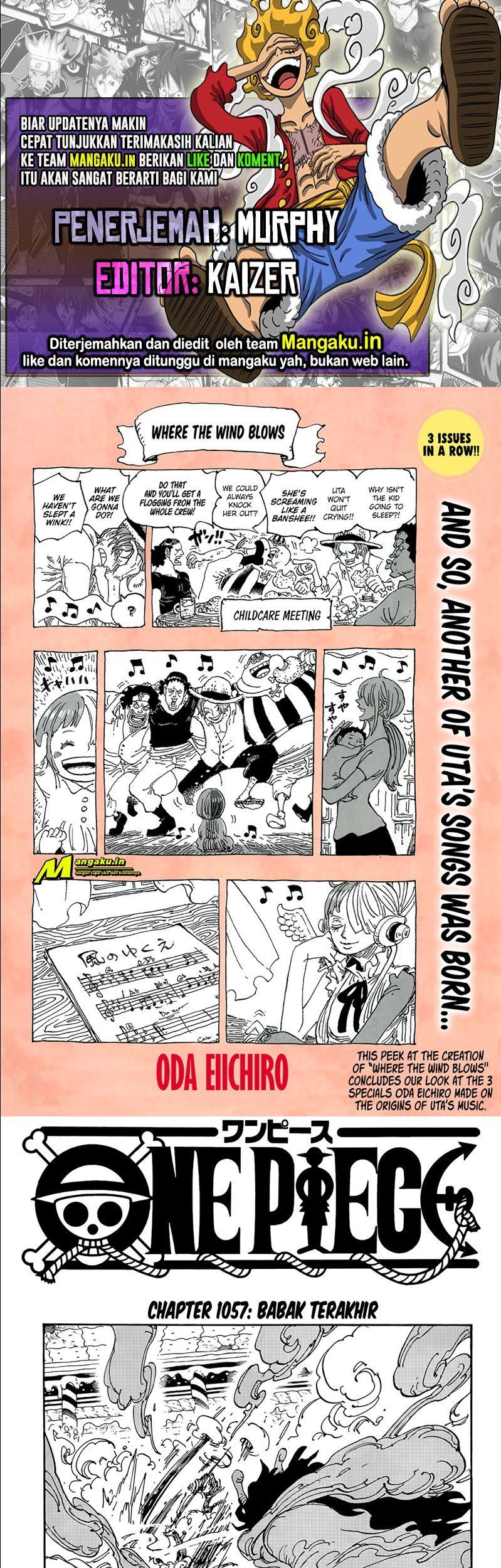 One Piece Chapter 1057 - halaman 1
