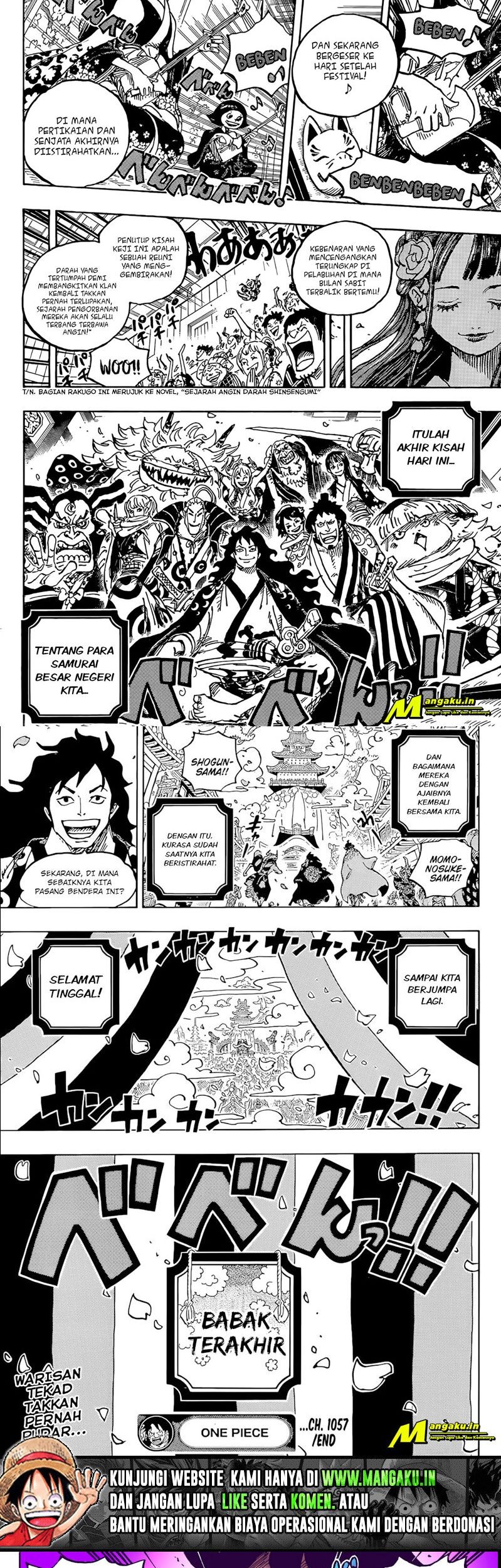 One Piece Chapter 1057 - halaman 11