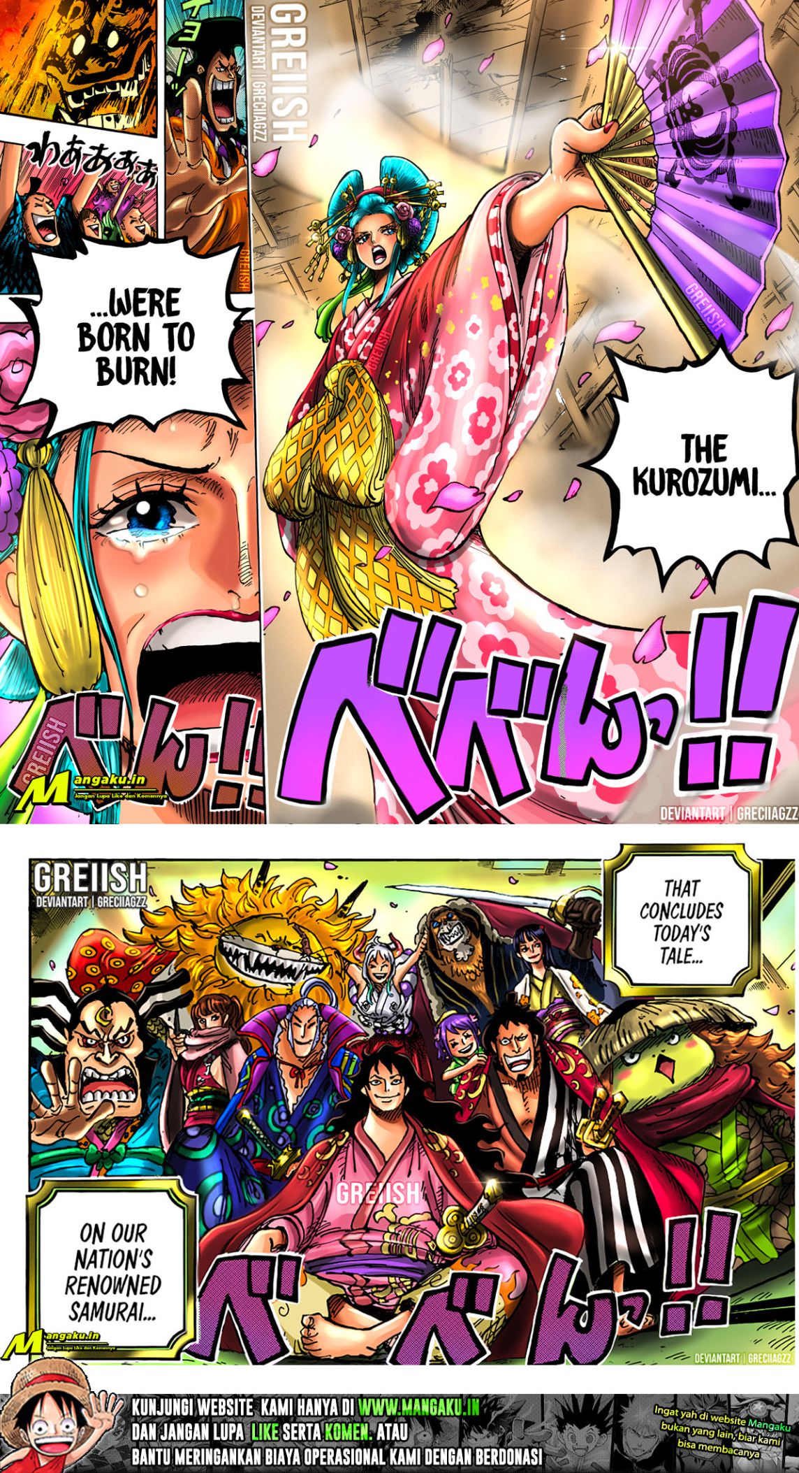 One Piece Chapter 1057 - halaman 13