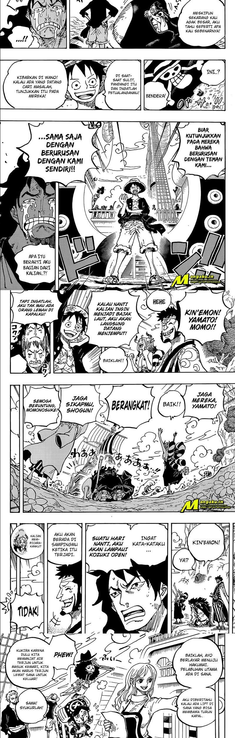 One Piece Chapter 1057 - halaman 7