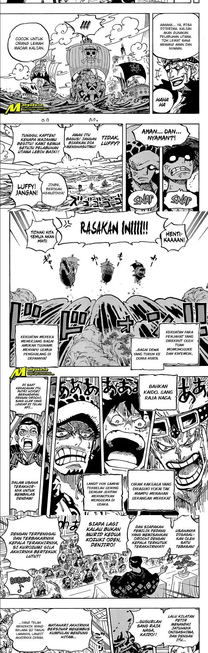 One Piece Chapter 1057 - halaman 8