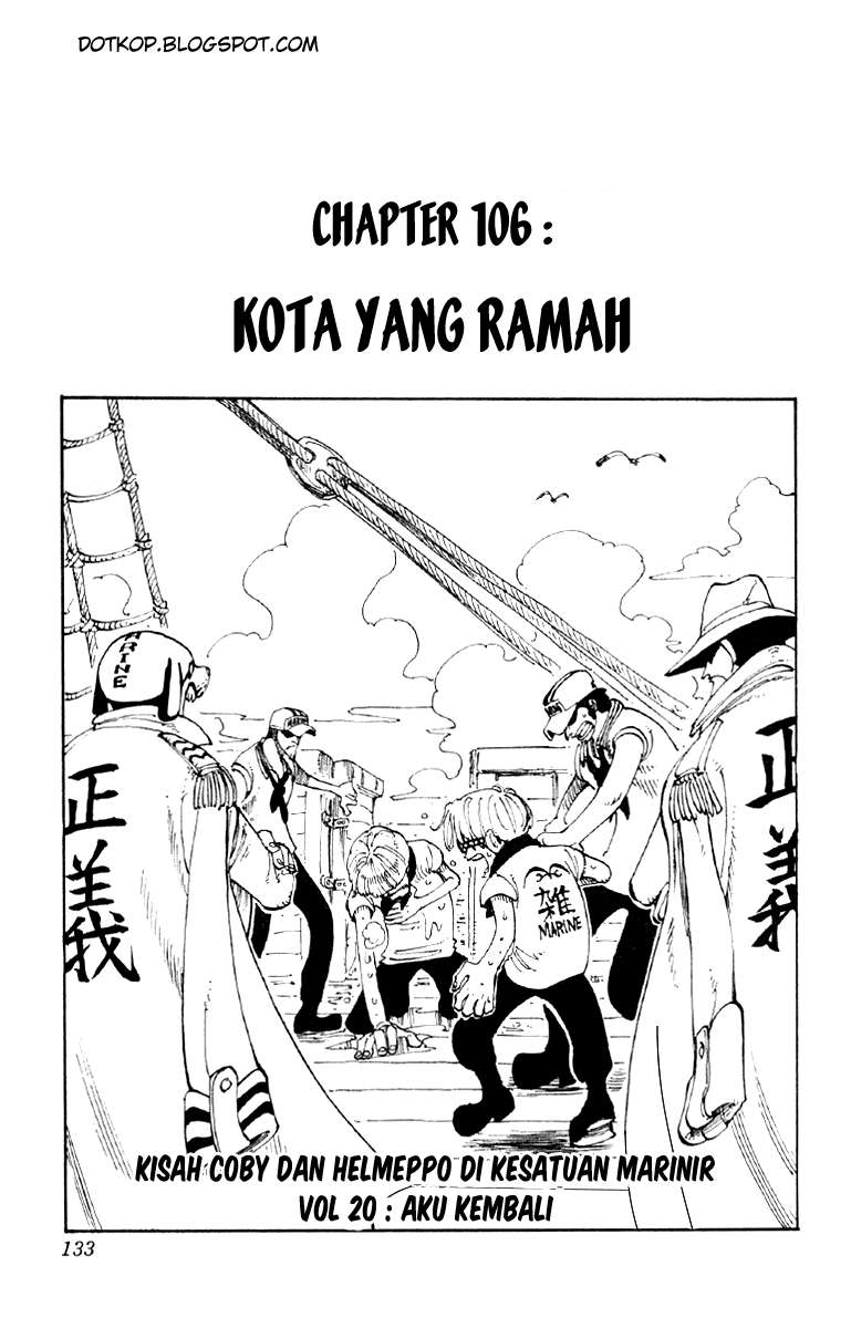 One Piece Chapter 106 - halaman 1