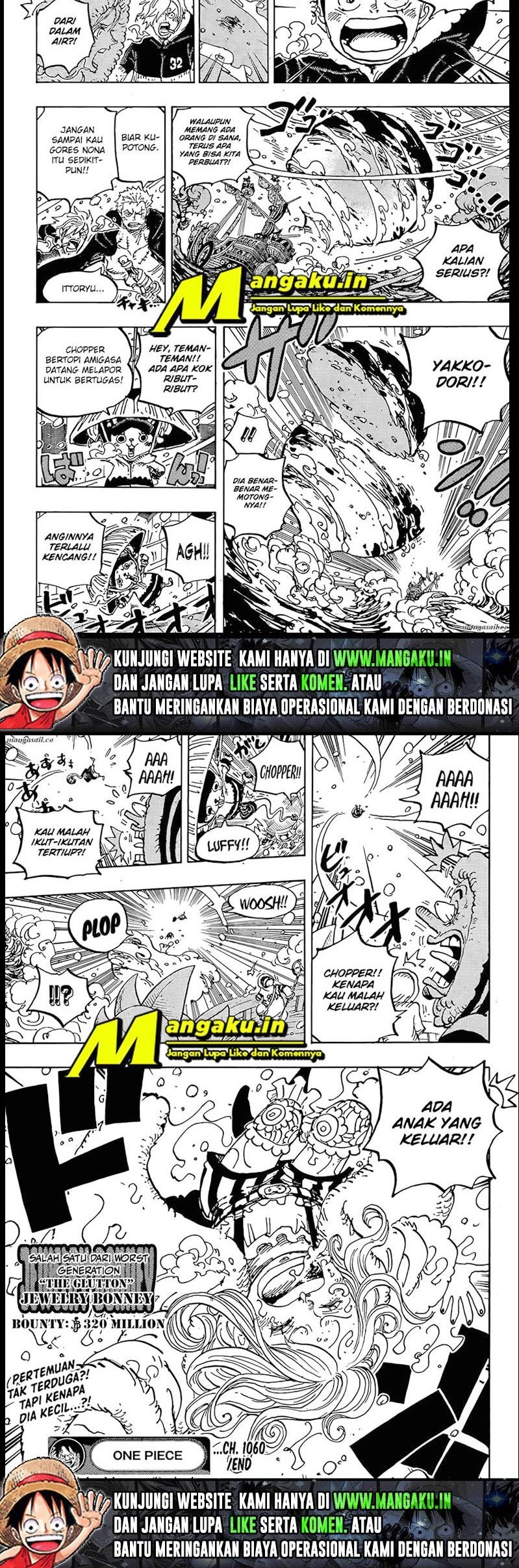 One Piece Chapter 1060 - halaman 11
