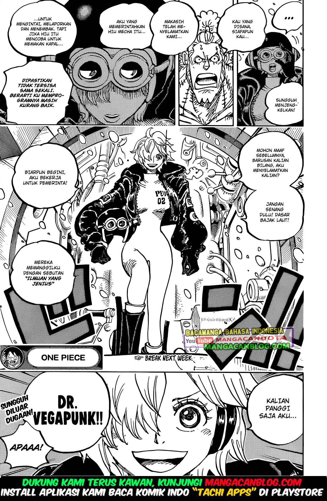One Piece Chapter 1061 - halaman 13