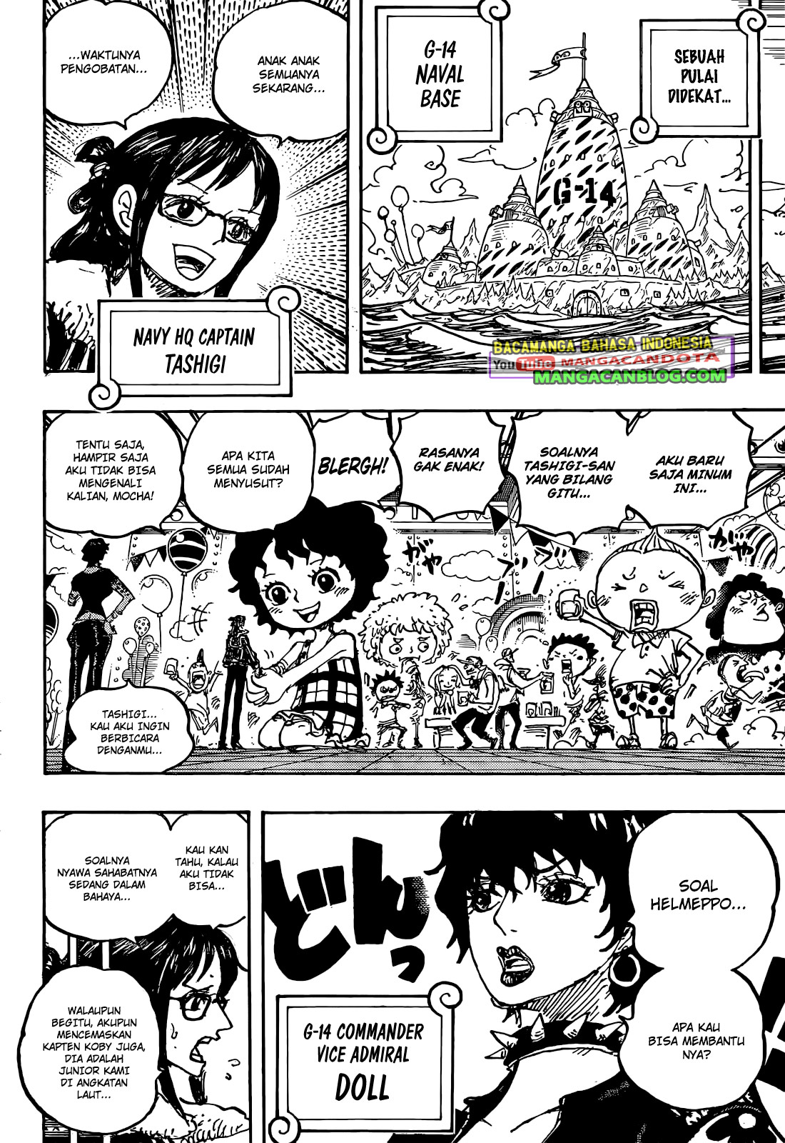 One Piece Chapter 1061 - halaman 8