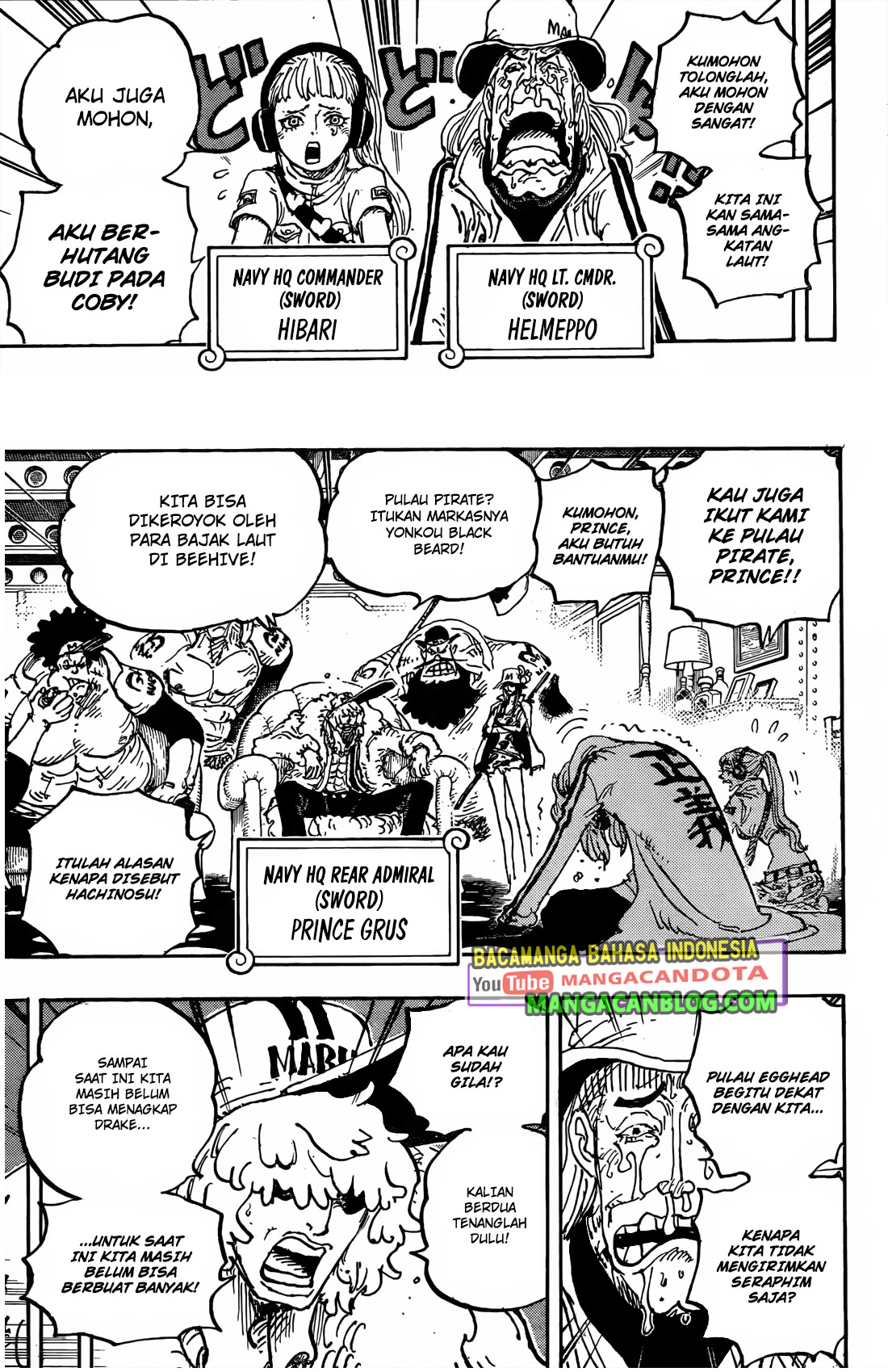 One Piece Chapter 1061 - halaman 9