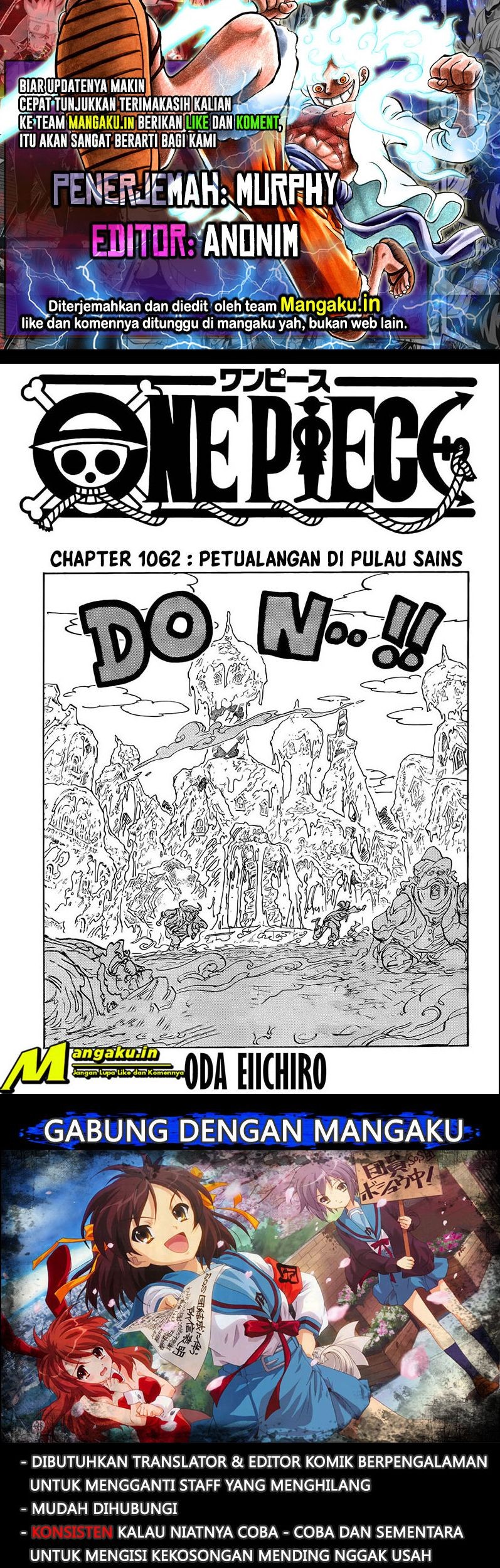 One Piece Chapter 1062 - halaman 1