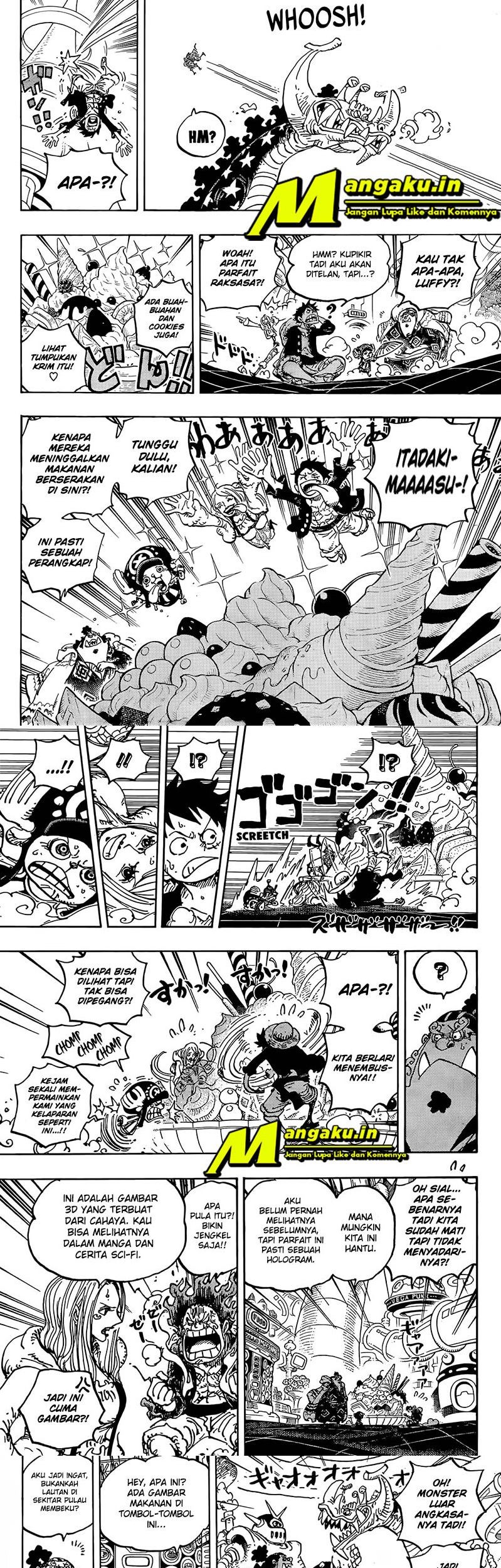 One Piece Chapter 1062 - halaman 6