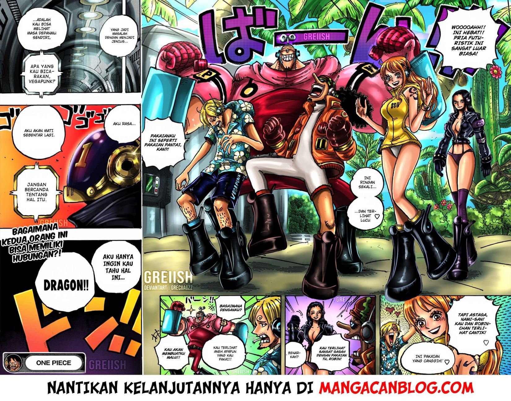 One Piece Chapter 1064 - halaman 14