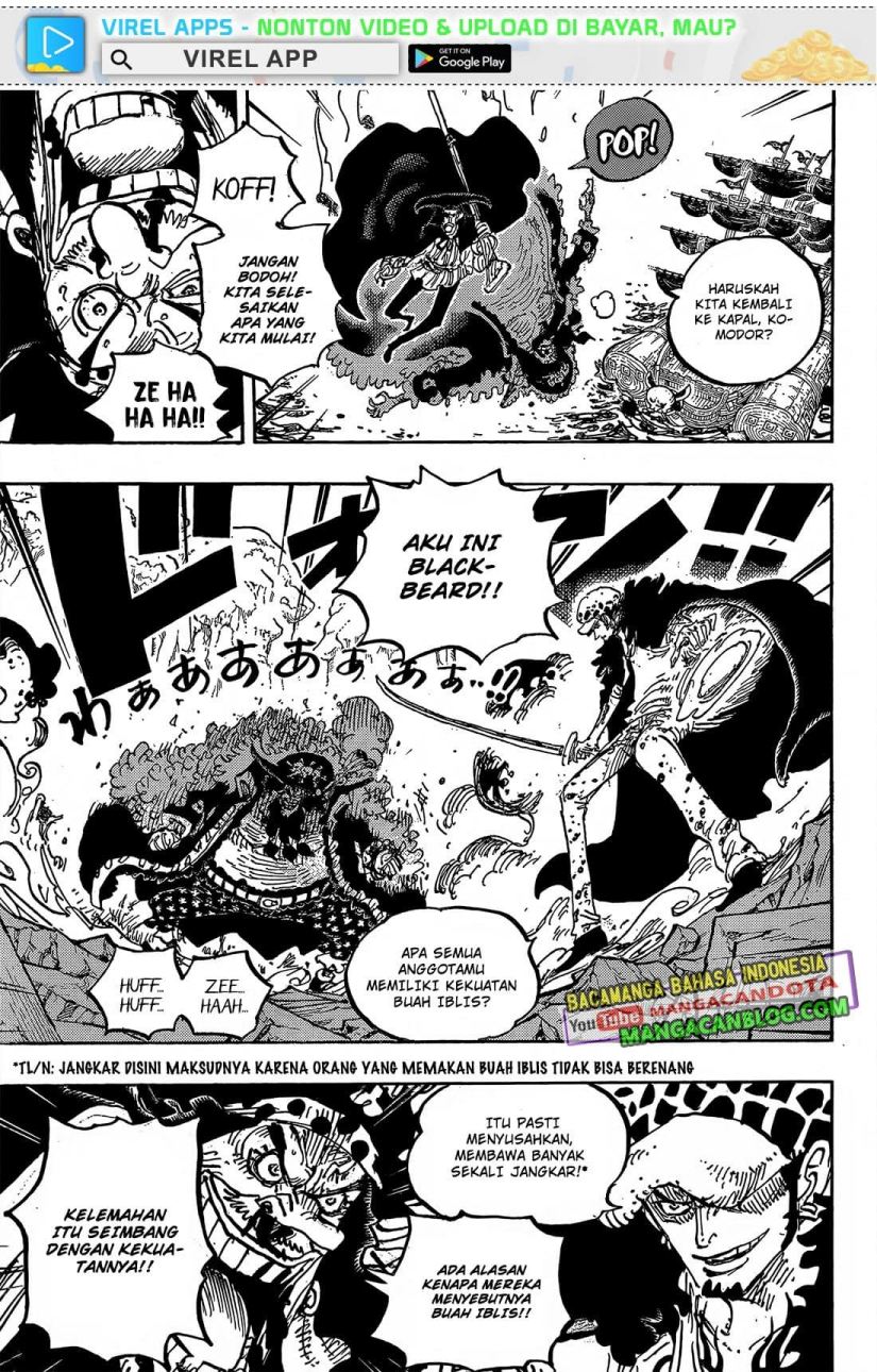 One Piece Chapter 1064 - halaman 6