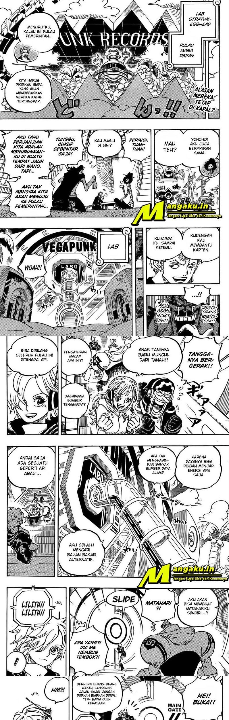 One Piece Chapter 1065 - halaman 3