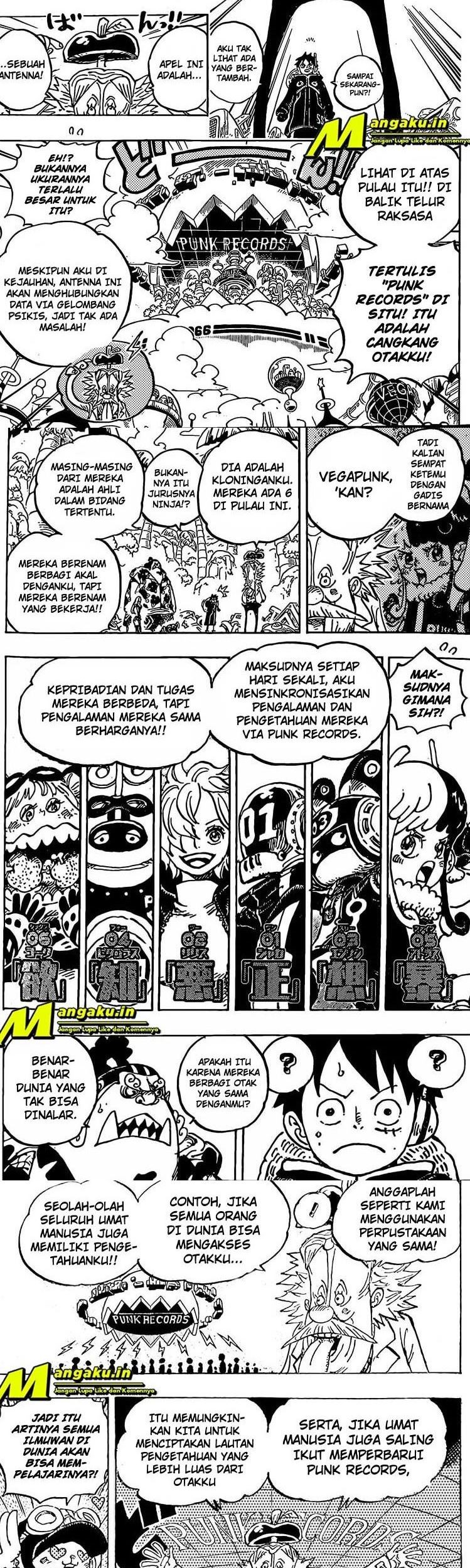 One Piece Chapter 1067 - halaman 3