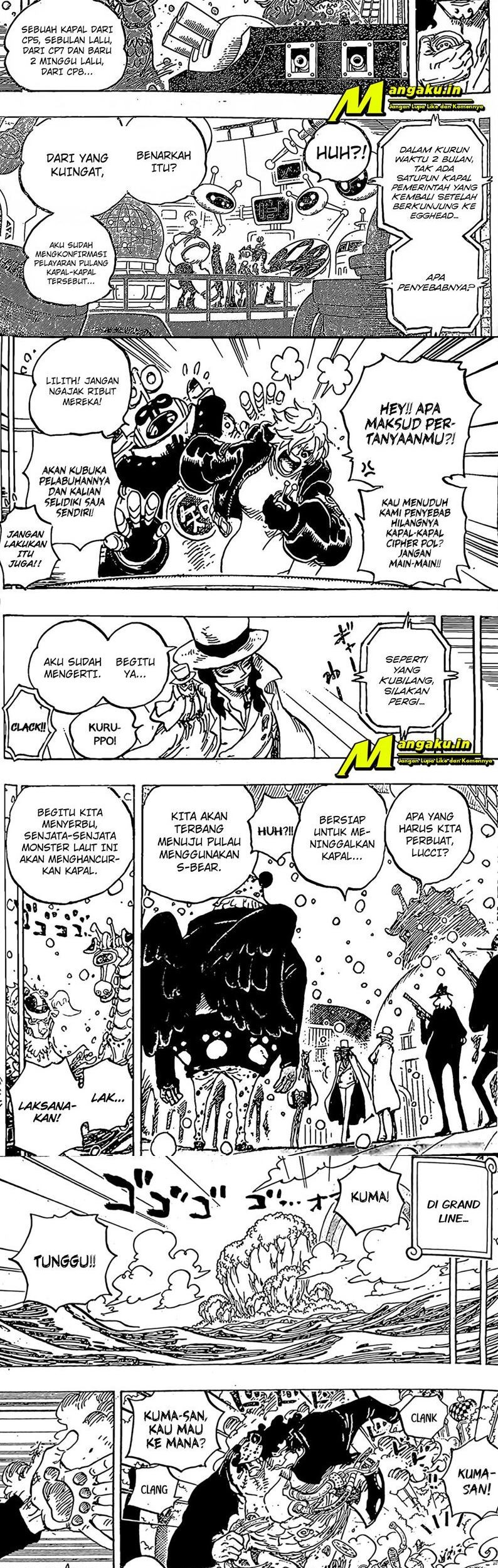 One Piece Chapter 1068 - halaman 3