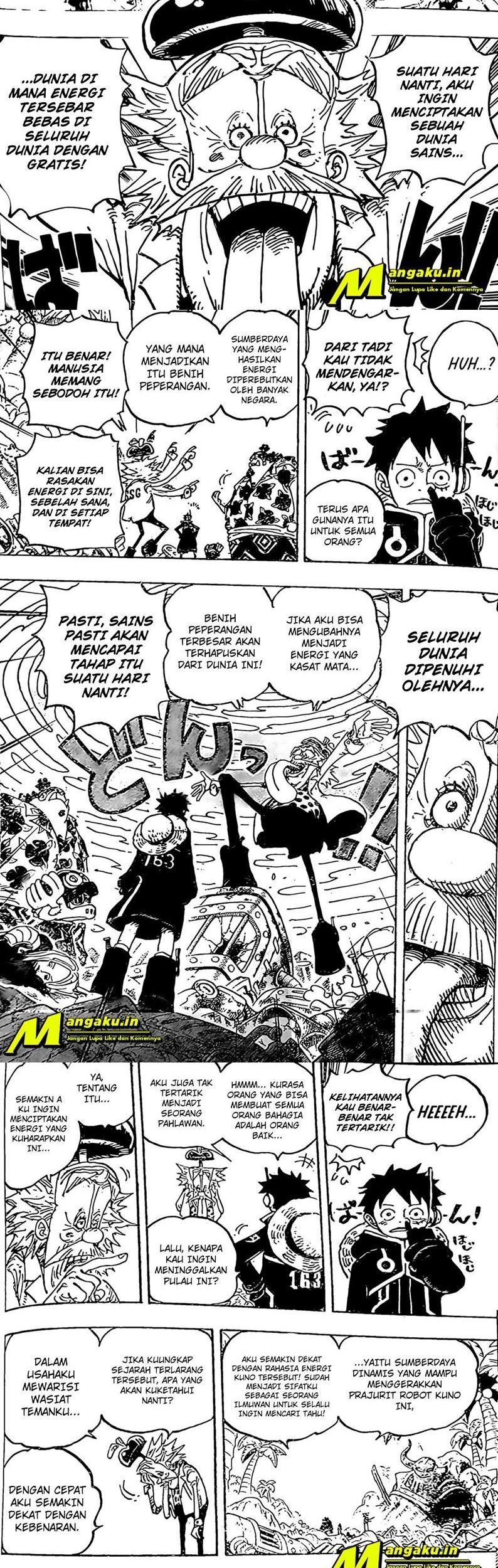One Piece Chapter 1068 - halaman 5