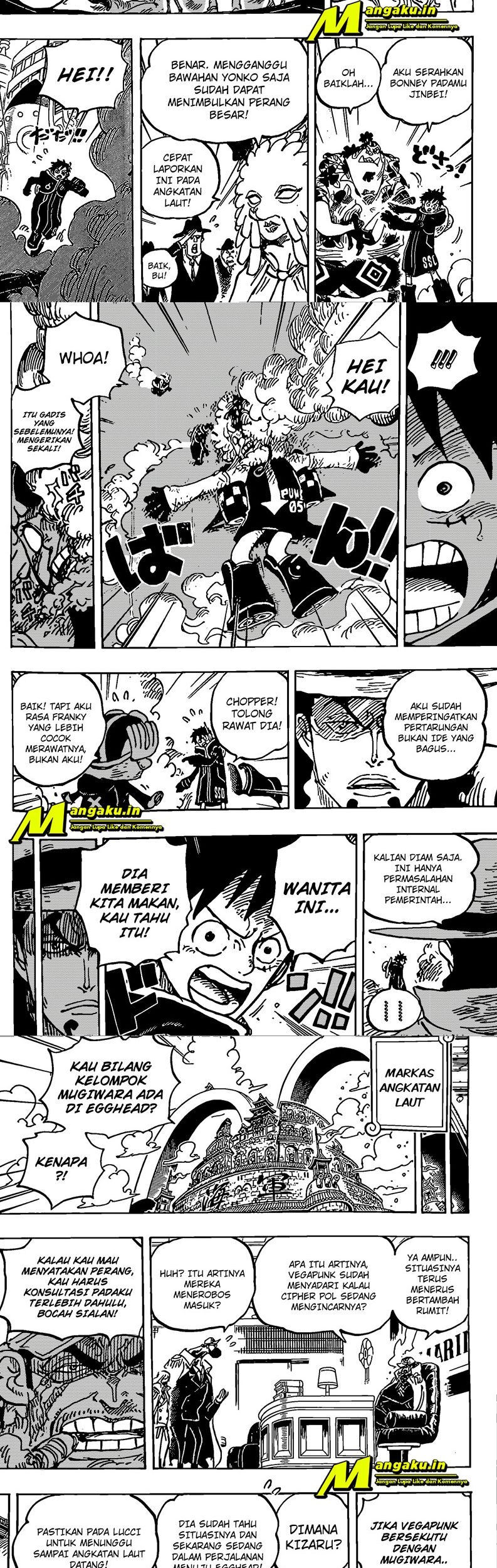 One Piece Chapter 1069 - halaman 3