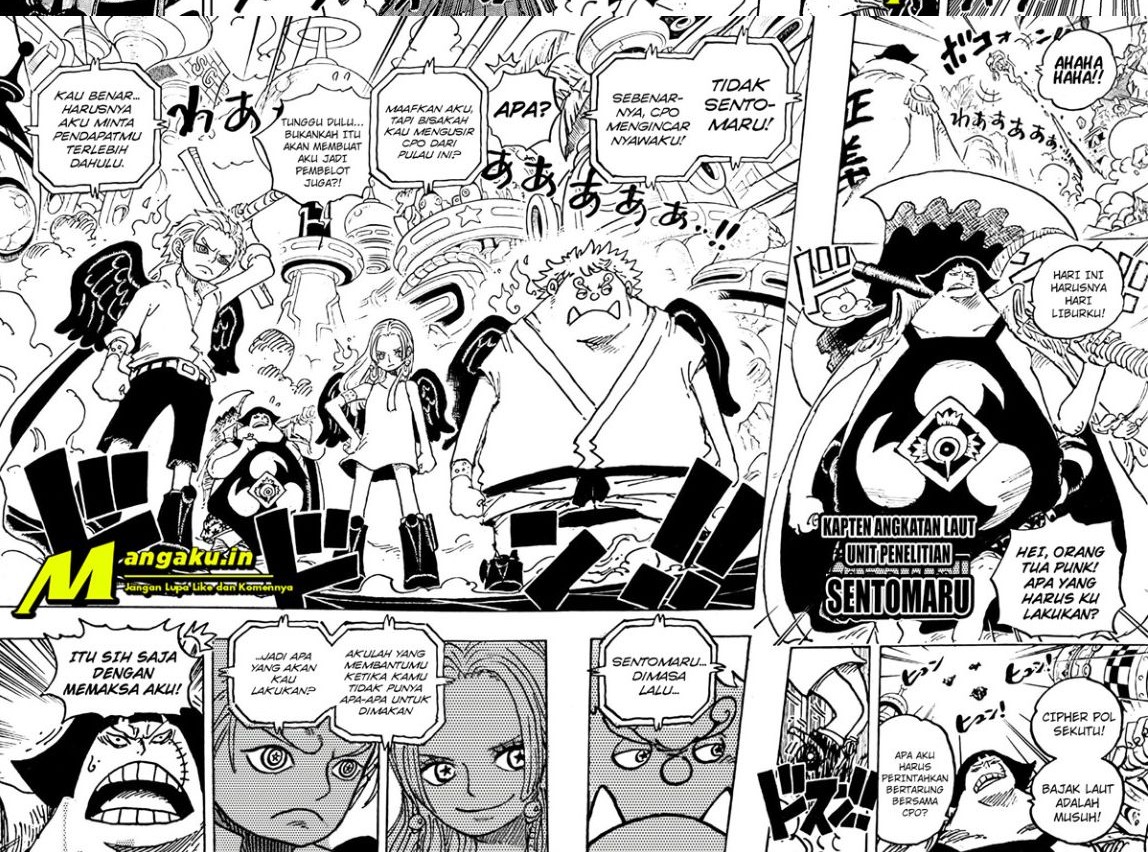 One Piece Chapter 1069 - halaman 7