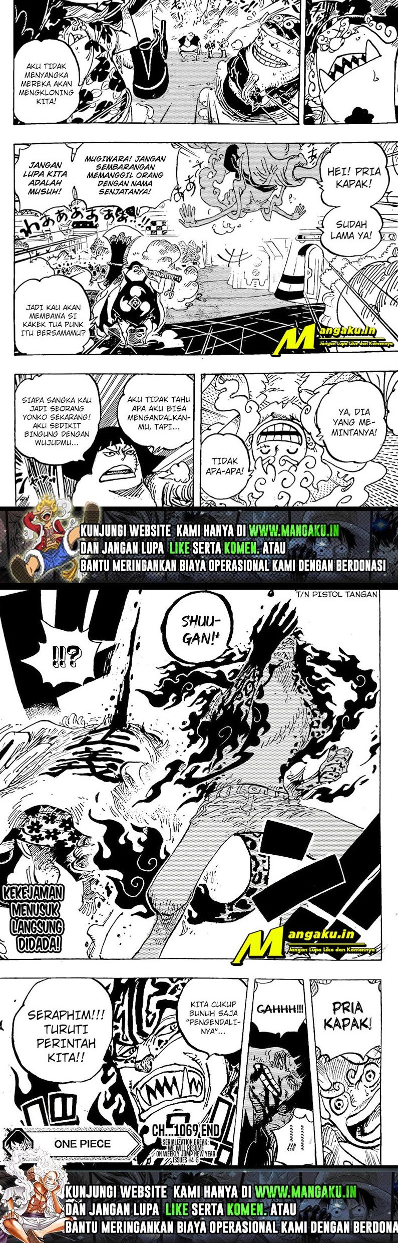 One Piece Chapter 1069 - halaman 9