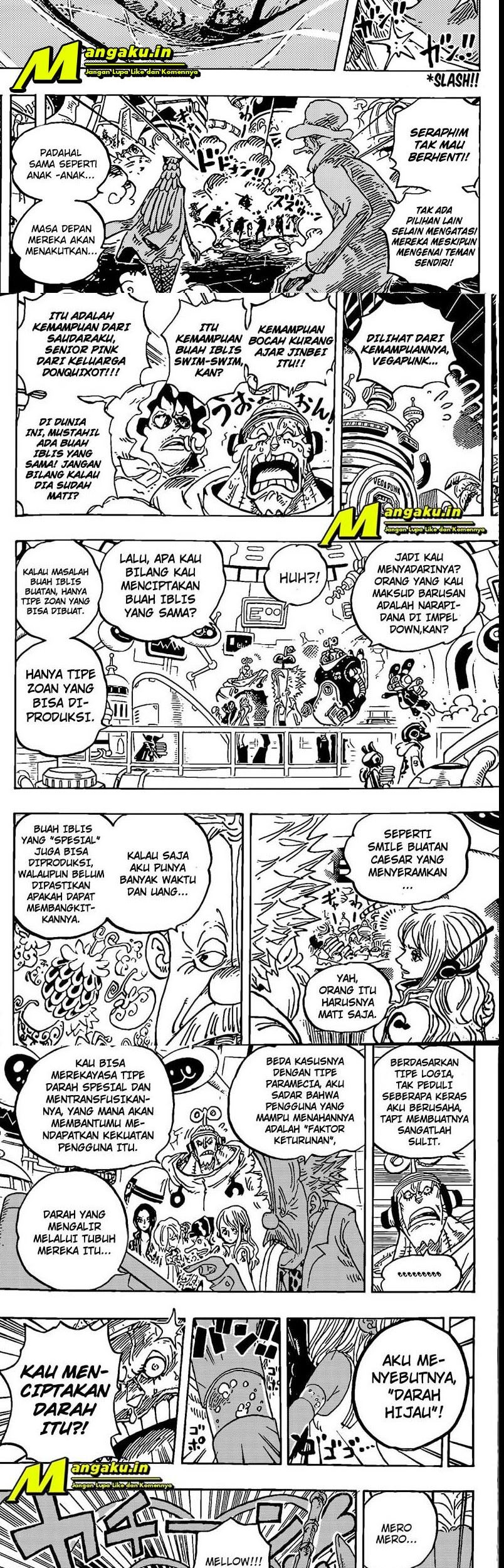 One Piece Chapter 1070 - halaman 5