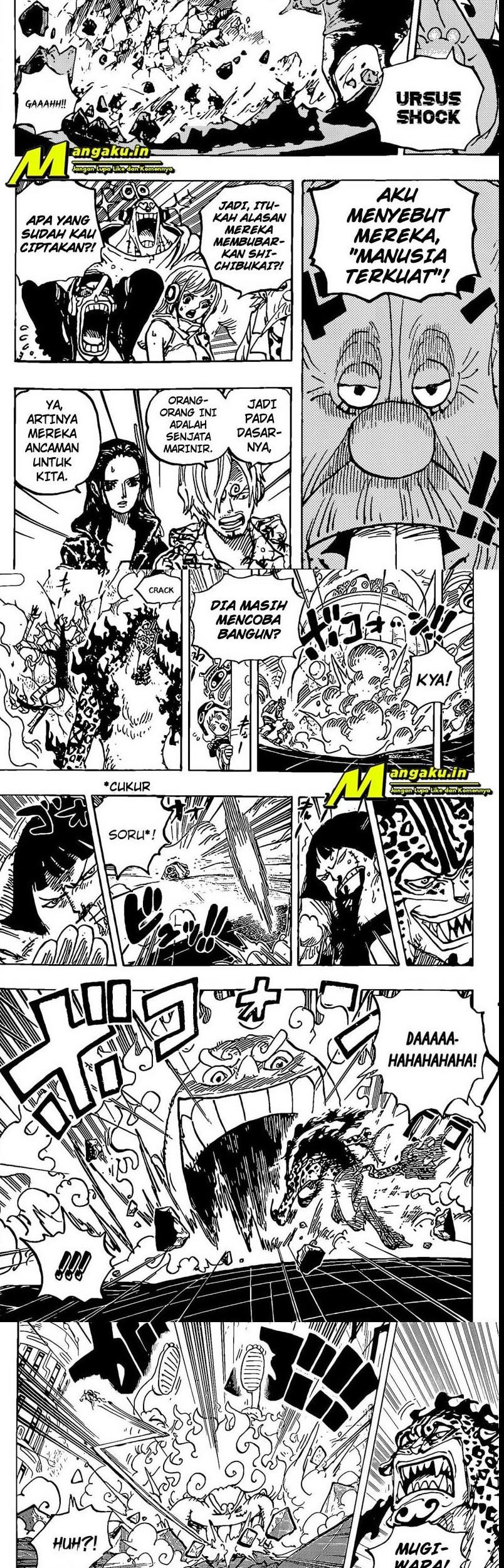 One Piece Chapter 1070 - halaman 7