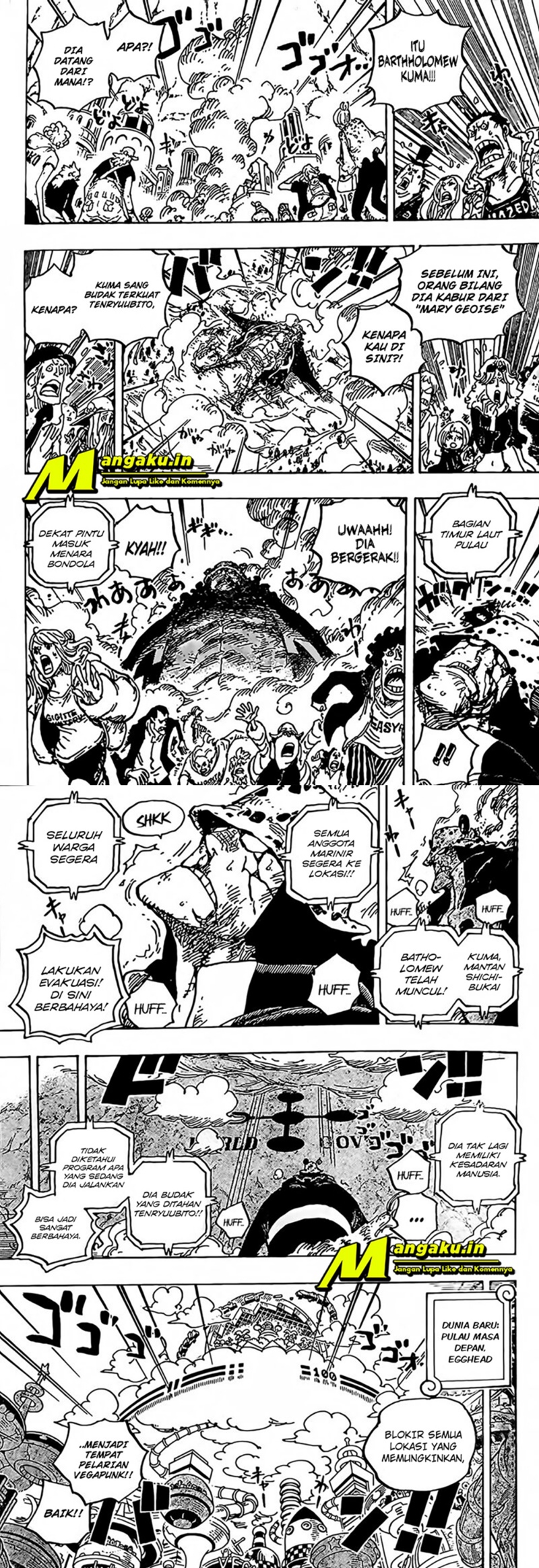 One Piece Chapter 1071 - halaman 2